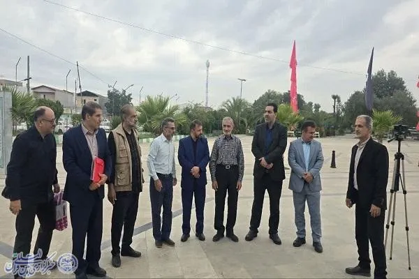 آیین گل افشانی مزار خبرنگار شهید هادی باغبانی شهید مدافع حرم