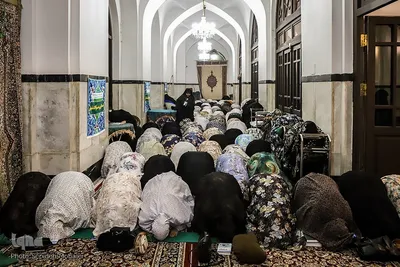 مراسم اعتکاف در حرم امام رضا(ع)