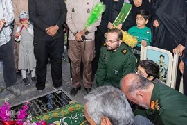 مراسم هفتمین روز شهادت سردار زاهدی در اصفهان