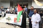 تجمع پرستاران و پزشکان شیراز در حمایت از مردم غزه