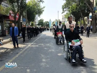 مردم اهر در سوگ شهادت امام رضا(ع) اشک ماتم ریخت