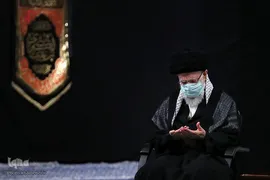 آخرین شب عزاداری حضرت اباعبدالله الحسین (ع) با حضور رهبر انقلاب اسلامی در حسینیه امام خمینی (ره)
