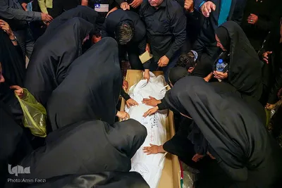 وداع با شهید «مهدی الله‌‌پور» در حرم شاهچراغ(ع)‎