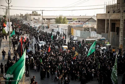 «مشایه الحسین(ع)» اهواز راهی کربلا شد