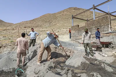 حضور اردوی جهادی اراک در روستای بهادرستان