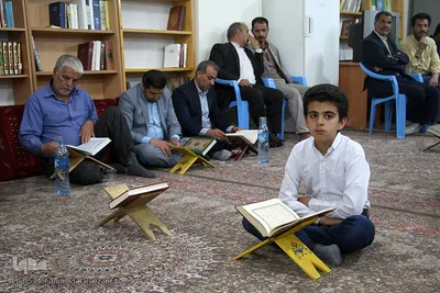 محفل انس با قرآن در محل مجمع قاریان خراسان جنوبی