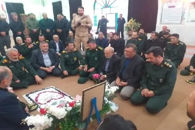 اولین سالگرد شهادت سردار حمایت همایون در شهرستان گرمی