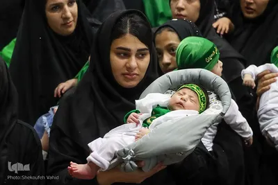 همایش شیرخوارگان حسینی در گلستان شهدای اصفهان‎