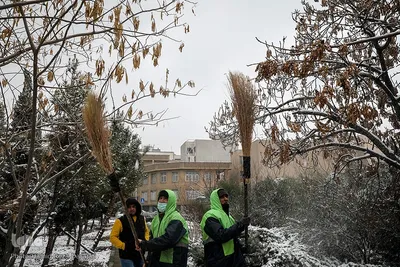 بارش برف در تهران