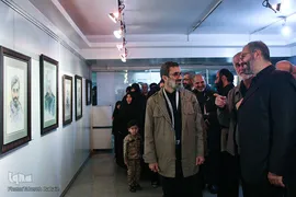 آئین افتتاحیه نمایشگاه«آیینه‌های بی‌زنگار»
