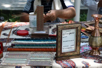 آیین بهره‌برداری از «گذر صنایع دستی» در اصفهان
