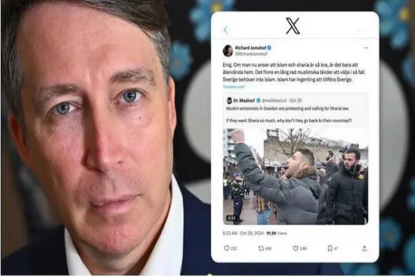 La fausse prétention d’un politicien suédois contre les musulmans