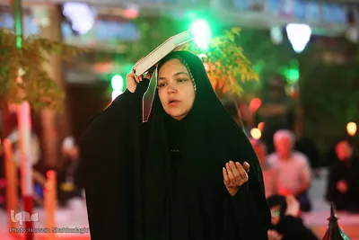 شب 23 ماه مبارک رمضان در گلزار شهدای قم