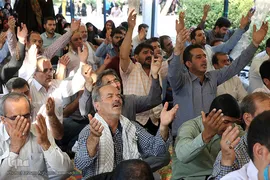 دعای عرفه در بهشت زهرا (س) تهران