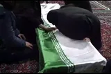 فیلم | مراسم وداع با شهیدان «سجاد منصوری» و «سیدصادق حیات‌الغیبی»