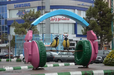 المان ها و فضاسازی شهری تبریز در نوروز 1400‎