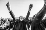 تجمع سوگواران امام خامنه‌ای در میدان امام اصفهان