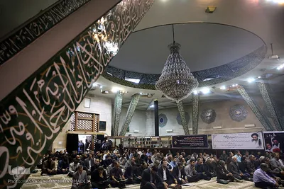 مراسم یادبود دو جهادگر شهید حادثه تروریستی مجلس