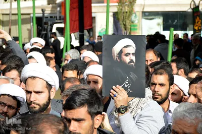تشییع روحانی شهید مدافع حرم، حجت الاسلام محمد حسن دهقانی