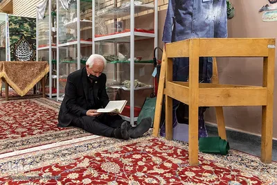 آیین جزء خوانی در آستان امامزاده محمد (ع) کرج