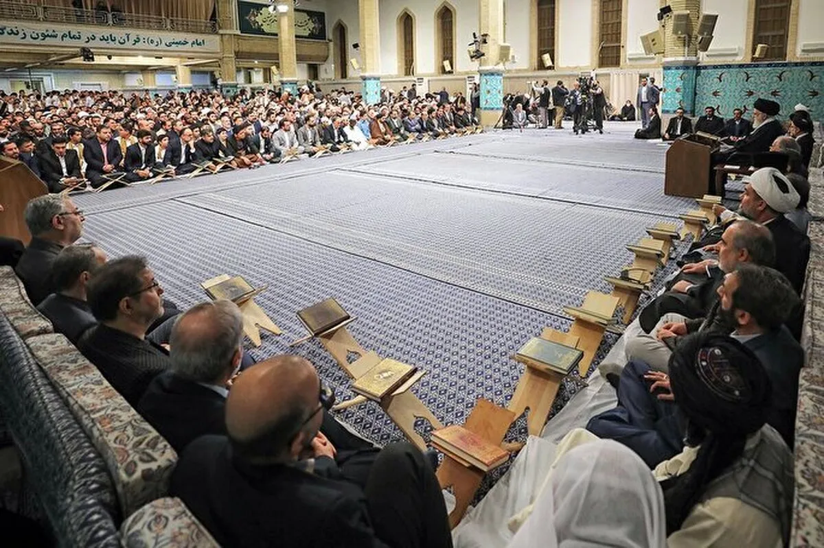 Para Peserta Musabaqoh Alquran Internasional Bertemu dengan Pemimpin Agung Revolusi