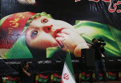 مراسم شیرخوارگان حسینی در حرم مطهر شاهچراغ(ع)