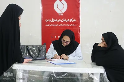 میز خدمات پزشکی جهاددانشگاهی در نماز جمعه 