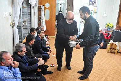 روضه‌خوانی در منزل آیت‌الله سیدعلی شفیعی