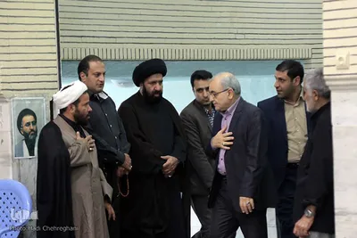 مراسم ترحیم شهید حجت الاسلام تقوی در قم