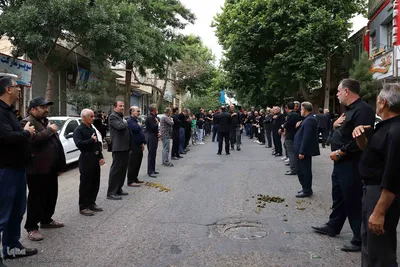 مراسم عزاداری عاشورای حسینی در شهرستان اهر