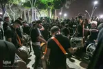 آیین شام غریبان در گلستان شهدای اصفهان‎