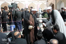 آیین سنتی عزاداری هیآت مذهبی در مسجد آخوند ملا اسماعیل شهرستان یزد
