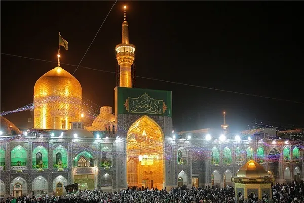 العتبة الرضوية تحتفل بذكرى ميلاد كريم أهل البيت(ع) + صور