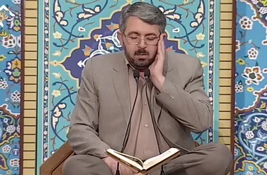 فیلم/ تلاوت «رضا محمدپور» قاری پیشکسوت و از هیئت داوران رقابت‌ها در محضر رهبر معظم انقلاب