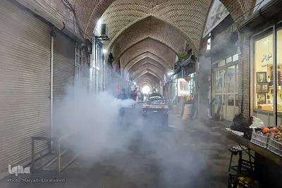 ضدعفونی معابر شهری تبریز