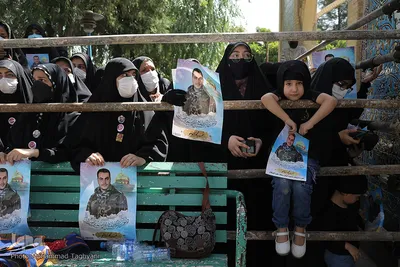 تشییع پیکر شهید مدافع حرم «محمد اینانلو» _ کرج