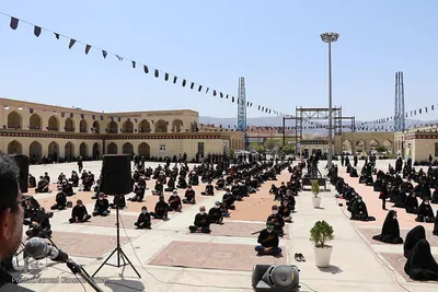 عزاداری روز تاسوعا در امام زادگان باقریه(ع) بیرجند