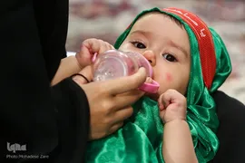 سوگواره شیرخوارگان حسینی در حرم مطهر رضوی