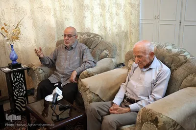 دیدار مدیرعامل و جمعی از خبرنگاران ایکنا با استاد عبدارسول عبایی، پیشکسوت قرآنی