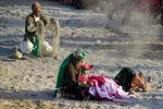 مراسم خیمه‌سوزان و مقتل‌خوانی در خمینی‌شهر اصفهان
