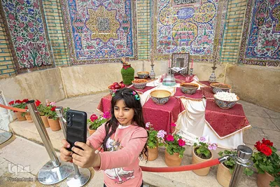 مسجد نصیر الملک در ایام نوروز‎‎