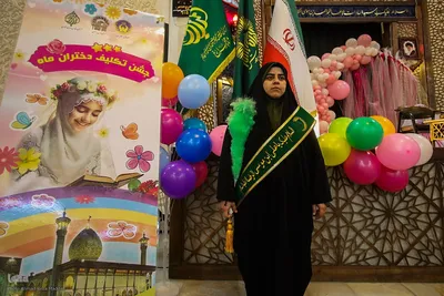 جشن تکلیف «دختران ماه» در حرم شاهچراغ(ع)