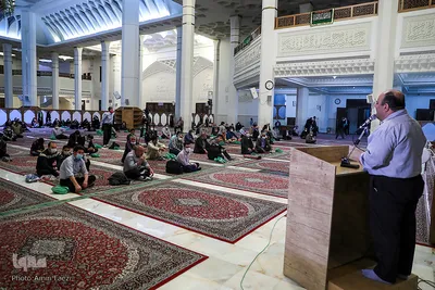 مراسم شب ولادت باسعادت نبی مکرم اسلام و صادق آل محمد(ص) در حرم مطهر شاهچراغ