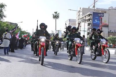 خروش «جان‌فدایان ایران امام رضایی» در شیراز