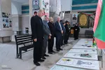 ادای احترام جهادگران دانشگاهی آذربایجان‌شرقی به مقام شامخ شهید آل هاشم و شهدای جنک رمضان
