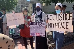 Muslims in Dayton, Ohio, Rally for Black Lives Matter