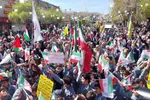 حمایت مردم اراک از حمله موشکی به اسرائیل