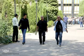 مراسم تشییع جنازه عزت الله انتظامی