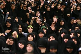 مراسم عزاداری اربعین حسینی با حضور هیئت‌های دانشجویی در حسینیه امام خمینی(ره)