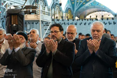 میزبانی مصلای اصفهان از پیکر شهید تازه تفحص‌شده دفاع مقدس